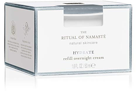 RITUALS The Ritual of Namasté Feuchtigkeitsspendende Nachtcreme zum Wiederbefüllen, Hydrating Kollektion, 50 ml