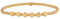 cai Damen Stretch-Armband 925/- Sterling Silber 16cm Glänzend gelb 274260019