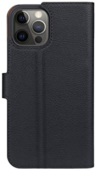 Xqisit Slim Wallet Auswahl Anti Bac für iPhone 12 Pro Max schwarz 42308