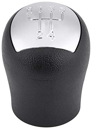 Niiyen Pomo de Cambio de Marchas, pomo de Cambio de Marchas para Coche, Palanca de Mando, Estilo de Coche, pomo de Palanca de Cambios de 5 velocidades para Renault Clio - 2 Fase, KANGOO