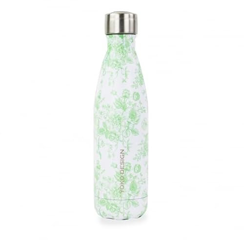Yoko Design - BOUTEILLE ISOTHERME 500 ml TOILE DE JOUY VERTE