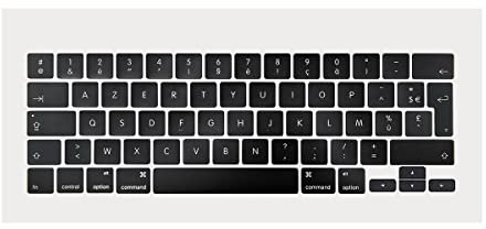 ICTION Capuchon de clavier français AZERTY pour MacBook 13 15 A1707 A1706