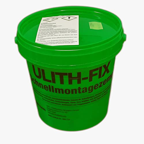 Fix2 - Cemento di montaggio rapido, 1 kg, per interni ed esterni