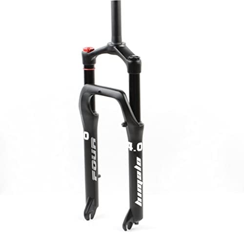 HSQMA Snow Bike Fork 24 * 4.0'' Tire Fat E-bike Air Suspension Fork 110mm Travel 1-1/8 Straight DIsc Brake QR HL