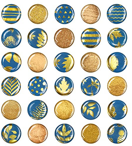 Laywvco 30 Pack Fridge Magnets for Locker Refrigerator Cute Magnets Kitchen School Cabinets Classroom Whiteboard Office Cubicle Magnetic Board Funny Decorative Magnets Gifts for Kids Adults