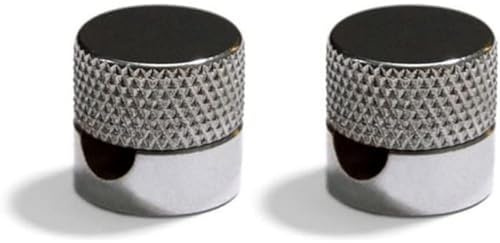 creative cables 2 Stück - Wandbefestigung, Kabeldurchführung aus Metall für Textilkabel - Chrom