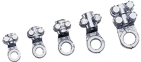10PZ CAPICORDA A MORSETTO sezione mmq 50 - foro mm 15