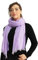 creazioni unique Sciarpa Donna in Fibra di Bamboo Primavera Estate MADE IN ITALY - Foulard Sciarpa Donna Leggera e Traspirante (Lilla Chiaro)