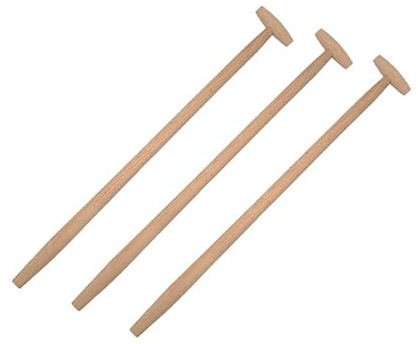 Spatenstiel Grabegabel Spatengabel Stiel Holzstiel T Griff Ø 38 mm 90 cm (3)