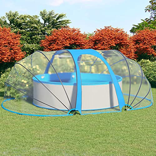 INLIFE 92795 Dôme de piscine ovale 530 x 410 x 205 cm, 31,56 kg