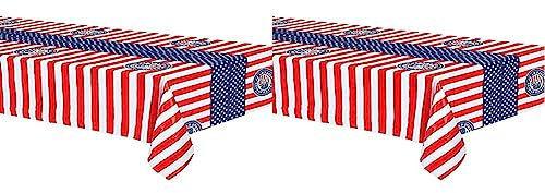 Folat 8714572296533 Party-Tischdecke, Motiv USA, 130 x 180 cm (Packung mit 2)