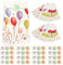 Geschenktüten, Papiertüten, Candybar Tüten, Bunte Geschenktüten Papier, zum Mitgebsel Kindergeburtstag Geschenken, Hochzeit, Party, usw. 24X13X8cm 24 Stück Weiß