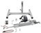 SUDEG 3-15cm DIY Hubkolbenmotor linearantrieb Motor DC 24V 120rpm mit Drehzahlregler,Steckverbinder mit großem Ende,Fernbedienung,Ständer-Kit