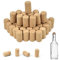 DIKEBAO 40 PCS Bouchon en Liège Naturel, Bouchon Liège Bouteille Vin en Bois Bouchon de Liege Vin en Bois Réutilisable Bouchon Liège Bouteille Boule de Liège Bouchons Cylindrique en Liège, 21 x 40 mm