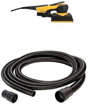 Mirka DEOS II 353 Ponceuse orbitale 81x133mm 300 W ponceuse à faibles vibrations pour un ponçage sans poussière et Tuyau d'aspiration antistatique 4m
