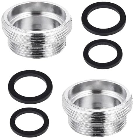 Faucet Adapter Kit, 2Pcs Faucet Adapters Thread Adapter for Male Thread M18 to M22 Sink Faucet Adapter for Aerators and Kitchen Bathroom Sink