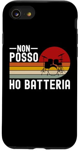 Custodia per iPhone SE (2020) / 7 / 8 Ho Batteria Divertente Idea Regalo Per Batterista Uomo Donna
