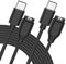 Oumida 2 Stück Ladekabel für Garmin Venu/Venu 2 Plus/Venu Sq/Venu Sq 2 Music Ladegerät, USB-C Ladestation Charger Cable Dock Kabel Nur für Garmin Venu 3/Venu 3S/Venu 2S Ladekabel (2 * 100cm)
