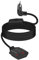 GELRHONR 2m Verlängerungskabel Cord with Switch 90 Grad Stecker Power Cord Schwarz 2.5A/250V für Lndoor Haushaltsgeräte,Lampen,TV,PC,Lichterkette,Eurostecker Flach Netzkabel