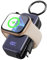 INIU Power Bank para Apple Watch, 5000mAh Batería Externa con Cable Incorporado, Cargador Portátilpara Delgado con Llavero de Viaje Pantalla LCD para iWatch 10/9/8/Ultra2/Ultra/SE, iPhone 16/15 etc