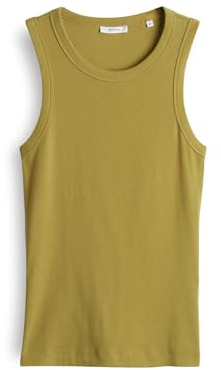OPUS Damen Top | ILESSO Slim aus BCI Cotton Mix Tropical Moss, 44