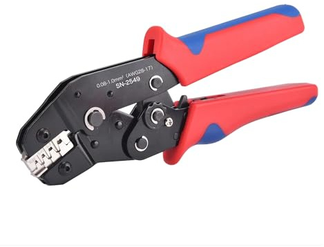 Ratschen-Crimpzange 0,08–1, mm² 18–28 AWG for PH2.0/XH2.54/2..8/3.0/3.96/4.8/KF2510/JST-Stil-Terminal
