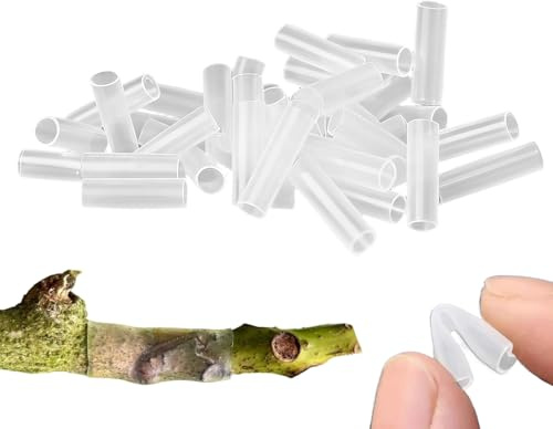 Generico A-Röhren zum Veredeln | 200 Stück von 3 bis 10 mm - Set mit Hülsen zum Veredeln von Pflanzen - für Gärtner, Landschaftsbauer, Gemüse, Obst, Bonsai