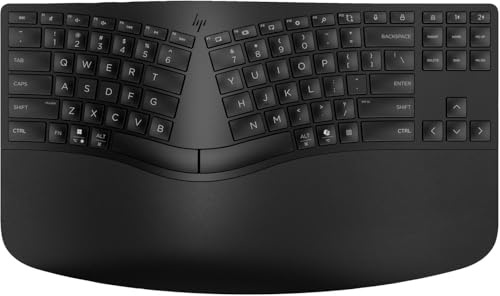 HP 965 - Tastatur-und-Tastenfeld-Set - kompakte Größe, 2-Zonen-Layout, separater Ziffernblock, kurzer Tastenhub, Multi-Device - kabellos - Bluetooth - QWERTY - International Englisch - Schwarz