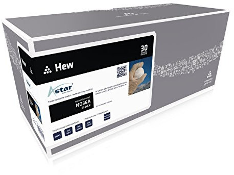 Astar AS10436 Toner kompatibel zu HP NO36A CB436A, 2000 Seiten, schwarz