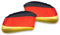 5 x 2er Set Auto Aussenspiegel Fahne Deutschland, Germany, Spiegelflagge, Autospiegelfahne, 5 Paar