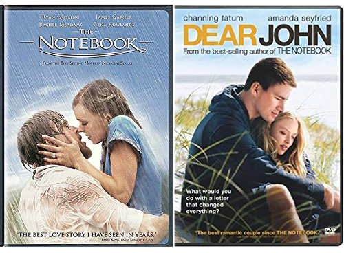 Dear John & The Notebook Romance Movies DVD Set Double Feature Love Twice as Much