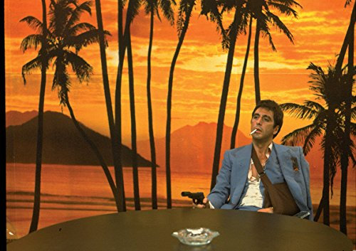 Poster Tony Montana Scarface MIYTHISCHE Szene Wand