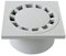 First Plast CHPVC10G Chiusino Sifonato in PVC, Grigio, 100x100 mm