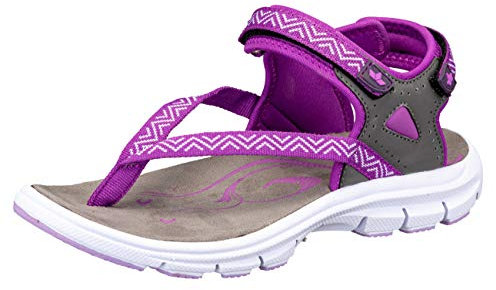 Lico Femme Lagos V Sandale, Violet/Gris, 39 EU