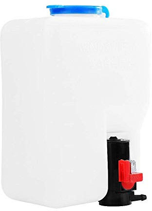 Universal Washer Bottle, Washer Bottle Kit, Akozon Washer Bottle 12V Universal Windshield Washer Pump Bottle Tank Kit Car Windshield Washer Pump Kit Windscreen Washer Bottle Windshield Washer Pum