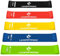 Legendwerk® 5er Set Resistance Hip Bands - Premium Fitnessband in verschiedenen Stärken - Widerstandsbänder für Fitness, Workout und Reha - Bunte Loops (blau. gelb. schwarz. rot. grün)