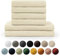 Blumtal Premium Frottier Handtücher Set 4 teilig 100% Baumwolle - Oeko-TEX zertifiziertes Badetuch 2X (70x140 cm) + Towel 4X (50x100 cm) - Ultra saugstarke Frottiertücher - Handtücher Set Beige