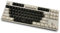 Keycaps, 87 touches PBT Keycaps Clavier mécanique Keycaps Double Backlit Word Transparent Color Gaming keycaps pour US Layout Keyboard for Cherry MX(Vendez uniquement des keycaps)Keycap Noir et blanc