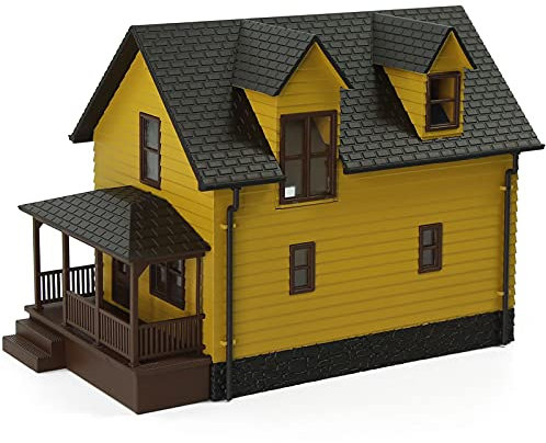 Evemodel 1pc N Scala 1:160 Modello Casa Residenziale Diorama Architettonico (Giallo) Villaggio Casa