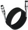 FIBBR XLR Cable 10M, Microphone Cable Nylon Braided XLR Male to Female Heavy Duty Balanced Microphone Cord Compatible with Preamps/Speaker Systems and More
