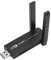 Asixxsix Adaptateur USB WiFi 6, clé USB WiFi 3.0 Double Bande 5 Ghz/2,4 Ghz à Gain élevé Double antennes Adaptateur réseau sans Fil Plug and Play Carte réseau USB pour PC de Bureau Windows 7/10/11