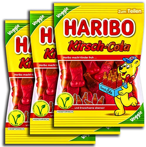 3 er Set Haribo Kirsch -Cola 3 x 175 g