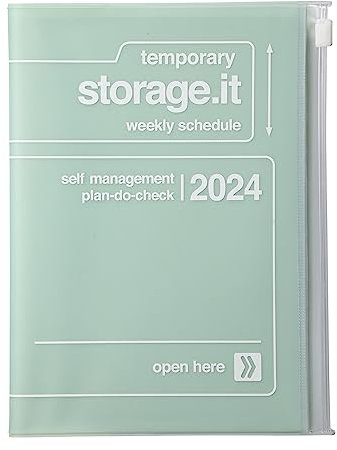 MARK'S 2023/2024 Taschenkalender B6 vertikal, Storage it, Mint