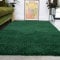 Luxury Thick Pile Emerald Green Shaggy Living Room Area Rug Soft Plush Forest Cozy Carpet Durable Stain Resistant Bedroom Hallway Bathroom Rugs 120cm x 170cm