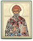 NKlaus Heiliger Spyridon Holz Ikone 10x12cm christlich orthodox 13929