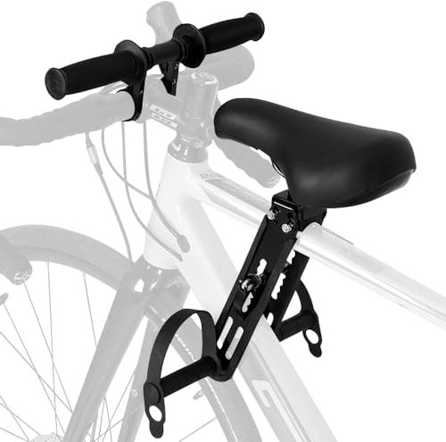 LYPPUL Siege Velo Enfant Avant, Siège de Vélo Monté à l'avant pour Avant Enfants, Portable et Amovible Siège de vélo avec Guidon Porte Bebe Velo Avant pour Enfants de 2 à 6 Ans