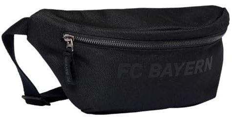 FC Bayern München Bauchtasche - All Black - schwarz Gürteltasche Tasche FCB
