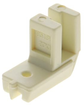 idovy ® - Piedino a cerniera invisibile in teflon per macchine da cucire tipo Singer 15K.