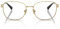 Vogue Eyewear Vo4319b Damenbrille, Gold/Demo Linse, 54 mm
