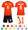 Fussball Trikot Set Personalisiert Mit Namen Für Kinder Und Erwachsene - Fussballtrikot Jungen Trainingsanzug Kleidung